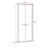 Ensemble de bureau complet contemporain chêne clair Lexos