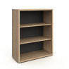 Armoire basse de bureau contemporaine chêne sable Lexos