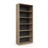Armoire haute de bureau contemporaine chêne sable Lexos