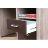 Bureau contemporain chêne sonoma/wengé Rosco