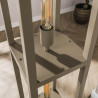Lampadaire moderne 4 lampes en métal beige Cassie