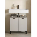 Meuble sous vasque moderne gris cachemire Ariana
