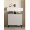 Meuble sous vasque moderne gris cachemire Ariana