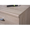 Caisson de bureau contemporain 3 tiroirs chêne sonoma Polka