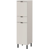 Colonne de salle de bain moderne H 120 cm gris cachemire Ariana