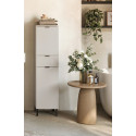 Colonne de salle de bain moderne H 120 cm gris cachemire Ariana