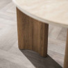 Table de salle à manger moderne MDF et céramique Romanesco