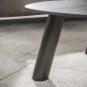 Tables basses modernes métal et céramiques Twiny (lot de 2)