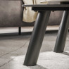 Tables basses modernes métal et céramiques Twiny (lot de 2)