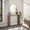 Console moderne MDF et céramique Romanesco