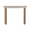 Console moderne MDF et céramique Romanesco