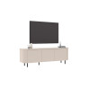 Meuble TV moderne 180 cm coloris cachemire Horizo