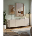Buffet/bahut moderne 230 cm coloris cachemire Horizo