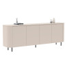 Buffet/bahut moderne 230 cm coloris cachemire Horizo