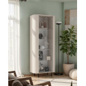 Vitrine moderne coloris cachemire Horizo
