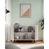 Buffet/bahut moderne 130 cm coloris cachemire Horizo