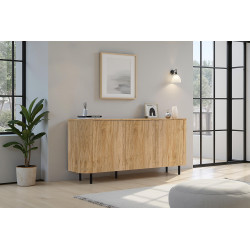 Buffet/bahut contemporain 180 cm chêne cadiz Marley