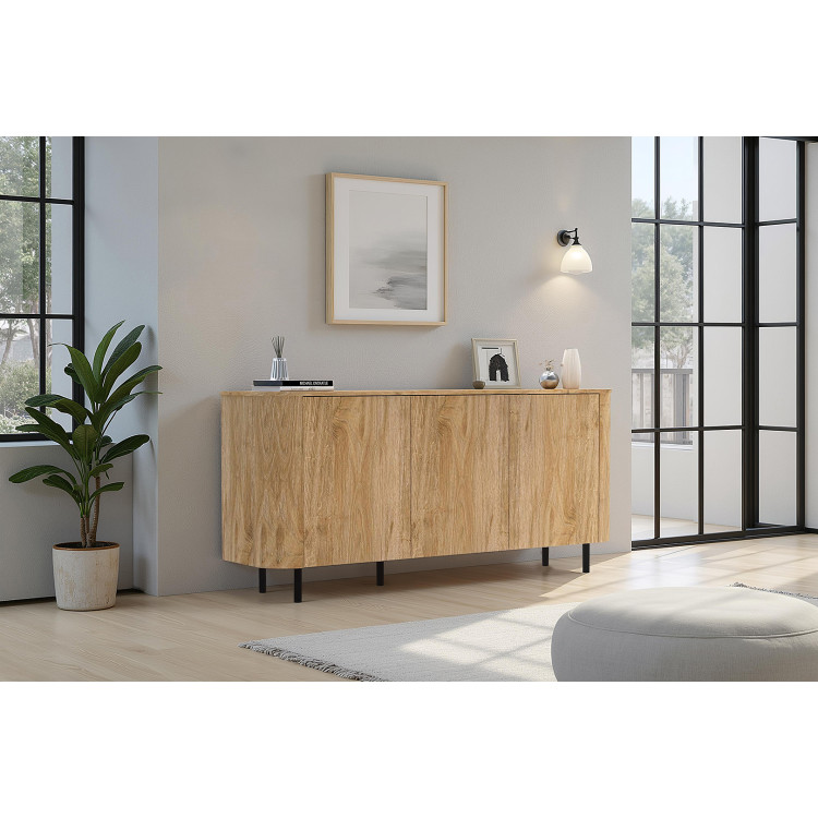 Buffet/bahut contemporain 180 cm chêne cadiz Marley
