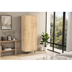 Buffet haut contemporain 80 cm chêne cadiz Marley