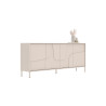 Buffet/bahut moderne 205 cm coloris cachemire Stella