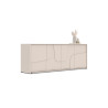 Buffet/bahut moderne 205 cm coloris cachemire Stella