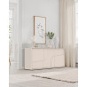Buffet/bahut moderne 155 cm coloris cachemire Stella