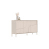 Buffet/bahut moderne 155 cm coloris cachemire Stella