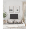 Meuble TV moderne 205 cm coloris cachemire Stella
