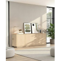 Buffet/bahut contemporain 230 cm chêne clair Adria