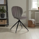 Chaise de salle à manger moderne en PU (lot de 2) Gladys