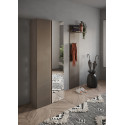 Armoire d'entrée moderne bronze/mercure Frida