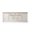 Buffet/bahut contemporain 259 cm chêne beige/mélèze Samos