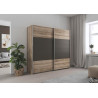 Armoire contemporaine portes coulissantes Marcia