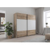 Armoire contemporaine portes coulissantes Marcia
