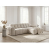 Canapé d'angle moderne en tissu Roxie
