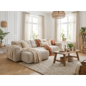 Canap&eacute; d'angle moderne en tissu Roxie