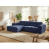 Canapé d'angle moderne en tissu Roxie