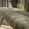 Banquette moderne en tissu Marcus