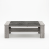 Table basse contemporaine coloris chêne gris Talisman