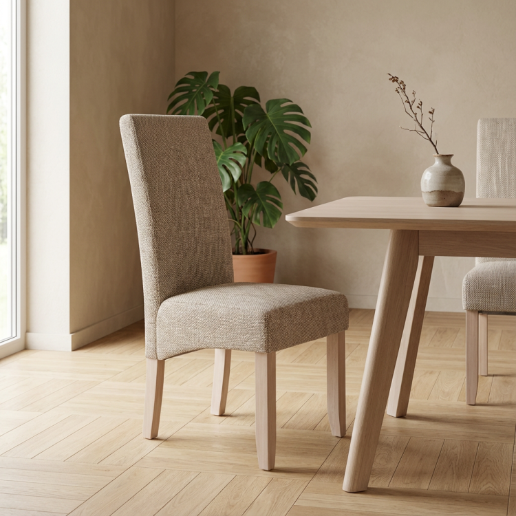 Chaise de salle à manger en tissu (lot de 2) Dinard