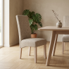 Chaise de salle à manger en tissu (lot de 2) Dinard