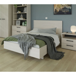 Lit enfant contemporain chêne clair Lolita