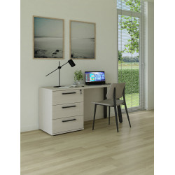 Bureau enfant contemporain chêne clair Lolita