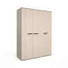 Armoire contemporaine 151 cm chêne clair Lolita