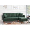 Canapé d'angle convertible moderne en tissu Alpha