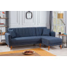 Canapé d'angle convertible moderne en tissu Alpha