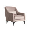 Fauteuil moderne en tissu Tanya