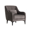 Fauteuil moderne en tissu Tanya