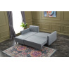 Canapé d'angle convertible en tissu Hayden