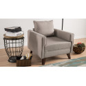 Fauteuil moderne en tissu Celia